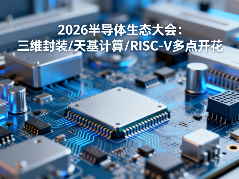 2026半导体生态大会：三维封装/天基计算/RISC-V多点开花