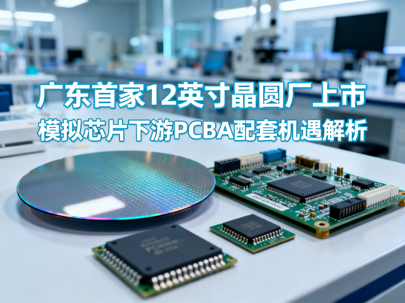 广东首家12英寸晶圆厂上市：模拟芯片下游PCBA配套机遇解析