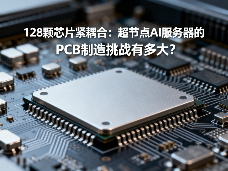 128颗芯片紧耦合：超节点AI服务器的PCB制造挑战有多大？