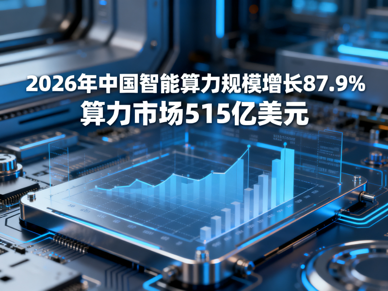 IDC报告：2026年中国智能算力规模增长87.9%，算力市场515亿美元