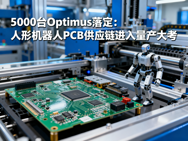 5000台Optimus落定：人形机器人PCB供应链进入量产大考