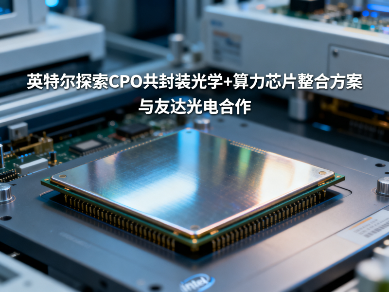 英特尔探索CPO共封装光学+算力芯片整合方案，与友达光电合作