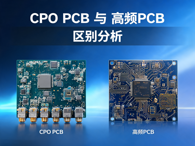 CPO PCB 与高频 PCB 区别分析：技术特性、应用场景与选型指南