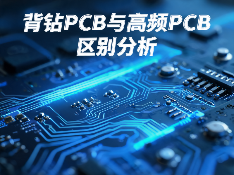 背钻 PCB 与高频 PCB 区别分析：从工艺原理到应用场景的全维度对比