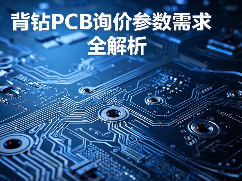背钻 PCB 询价参数需求全解析：从技术到采购的关键判断标准