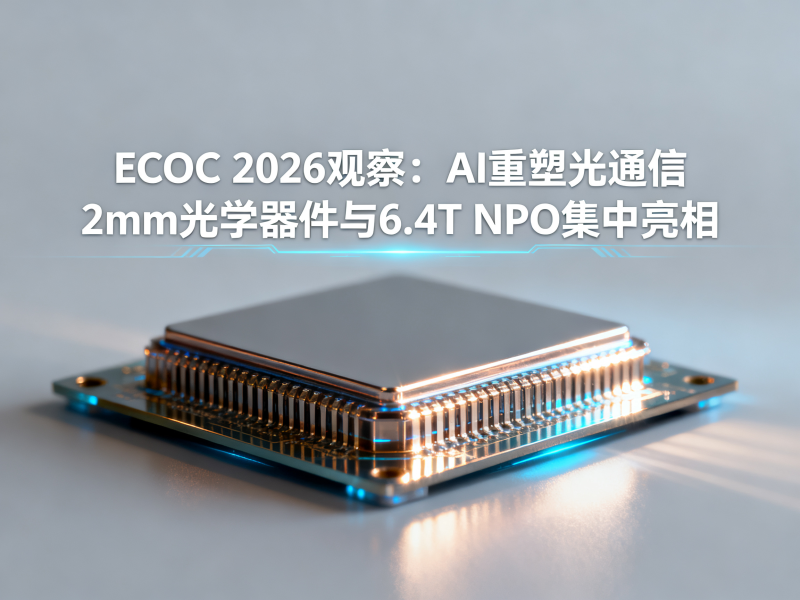 ECOC 2026观察：AI重塑光通信，2nm光学器件与6.4T NPO集中亮相