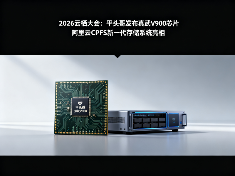 2026云栖大会：平头哥发布真武V900芯片，阿里云CPFS新一代存储系统亮相