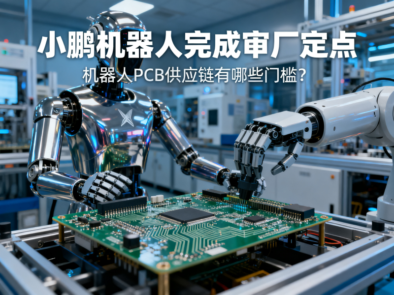 小鹏机器人完成审厂定点：机器人PCB供应链有哪些门槛？