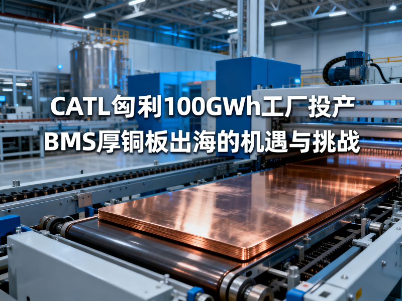 CATL匈牙利100GWh工厂投产：BMS厚铜板出海的机遇与挑战