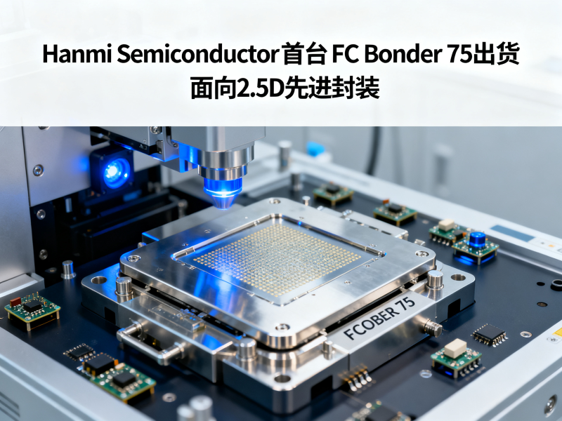 Hanmi Semiconductor首台FC Bonder 75出货，面向2.5D先进封装
