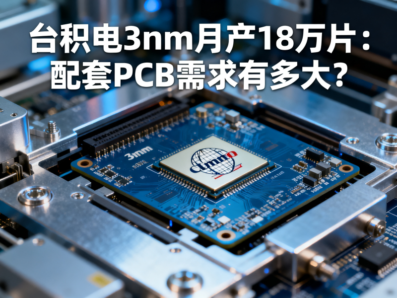 台积电3nm月产18万片：配套PCB需求有多大？