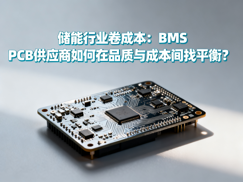 储能行业卷成本：BMS PCB供应商如何在品质与成本间找平衡？