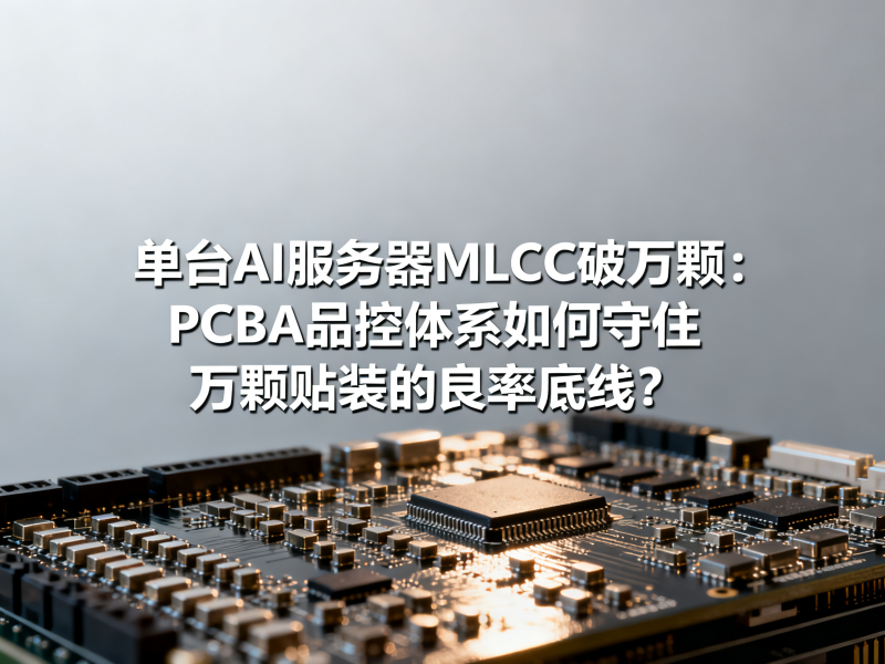 单台AI服务器MLCC破万颗：PCBA品控体系如何守住万颗贴装的良率底线？