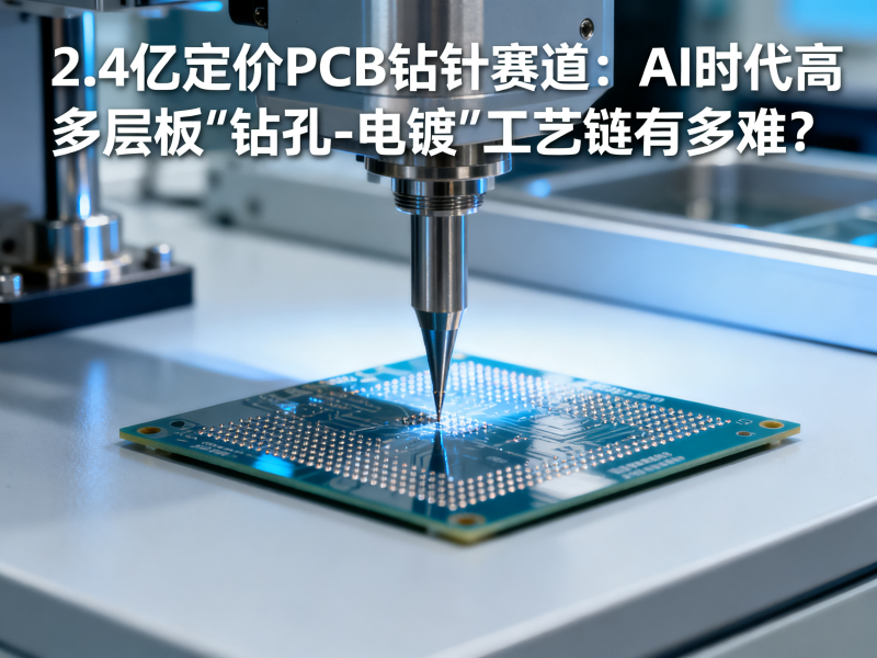 2.4亿定价PCB钻针赛道：AI时代高多层板