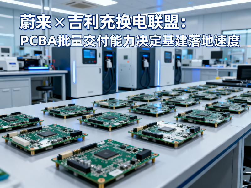 蔚来×吉利充换电联盟：PCBA批量交付能力决定基建落地速度