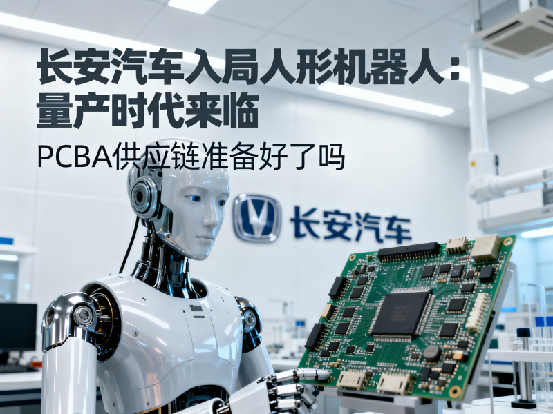 长安汽车入局人形机器人：量产时代来临，PCBA供应链准备好了吗