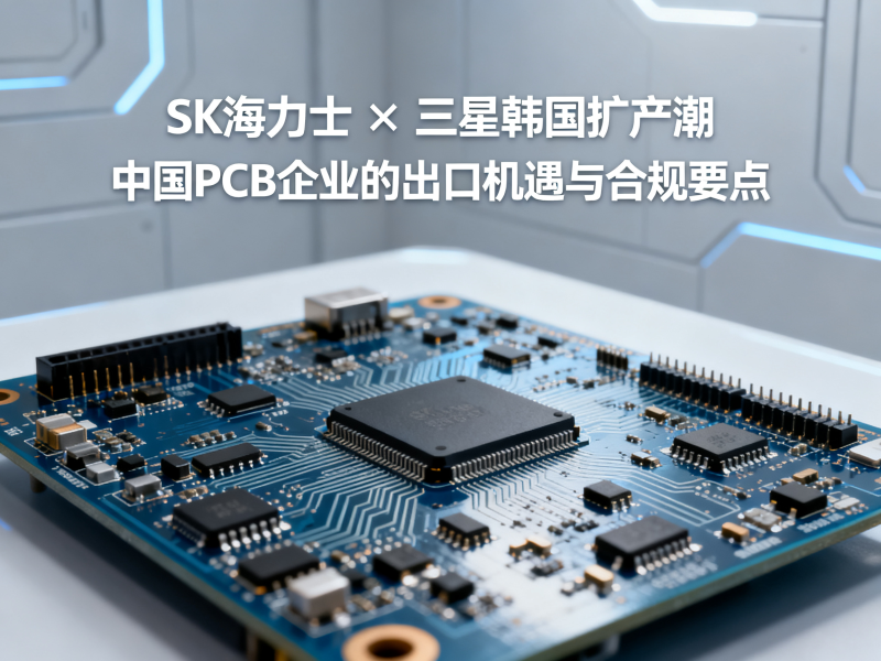 SK海力士×三星韩国扩产潮：中国PCB企业的出口机遇与合规要点》