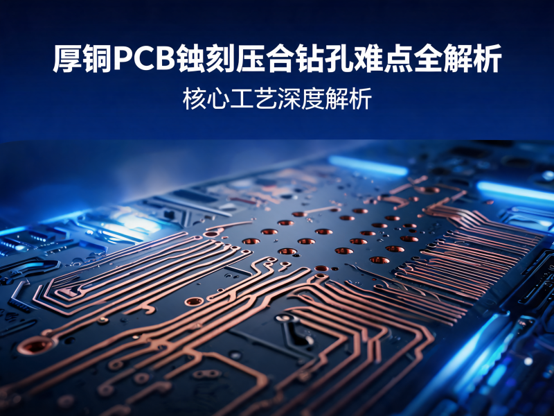 厚铜 PCB 蚀刻压合钻孔难点全解析