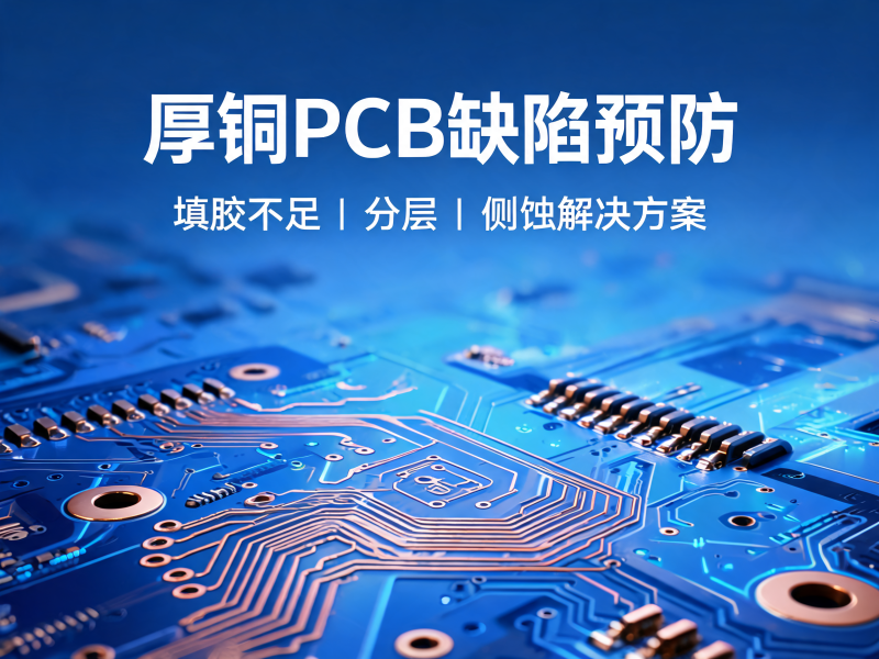 厚铜 PCB 缺陷预防：填胶不足分层侧蚀解决方案