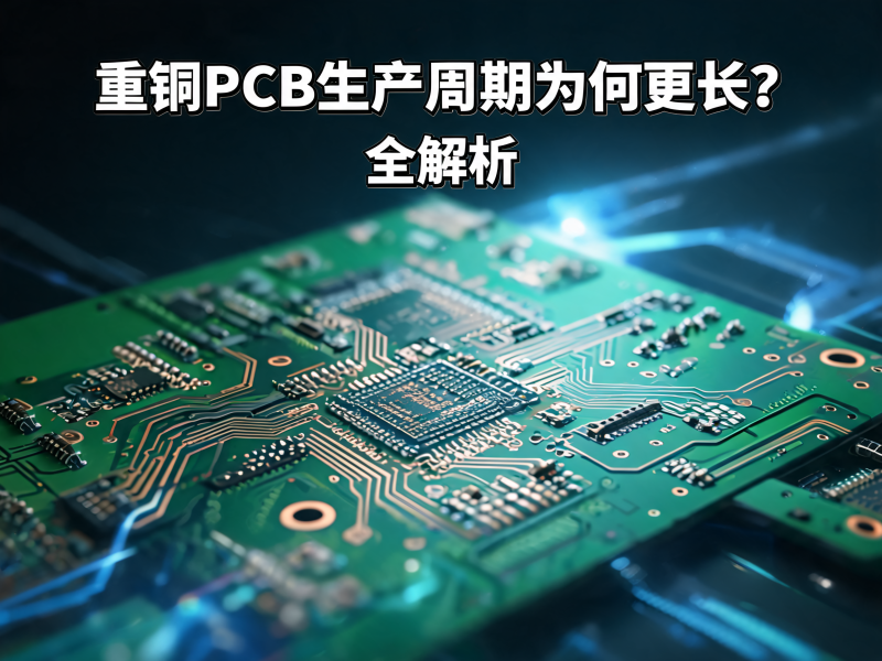 重铜 PCB 生产周期为什么更长全解析