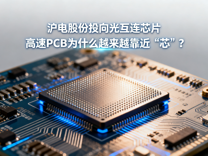 沪电股份投向光互连芯片：高速PCB为什么越来越靠近“芯”？