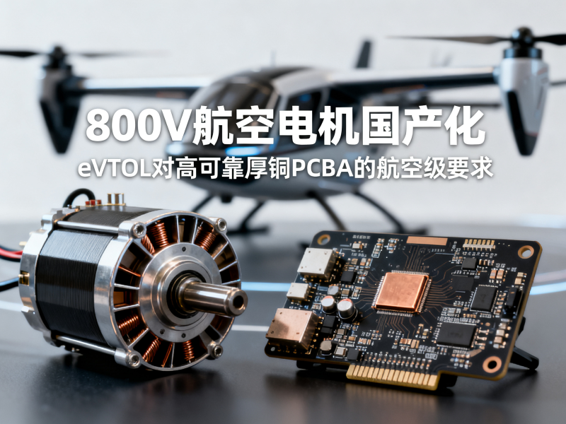 800V航空电机国产化：eVTOL对高可靠厚铜PCBA的航空级要求