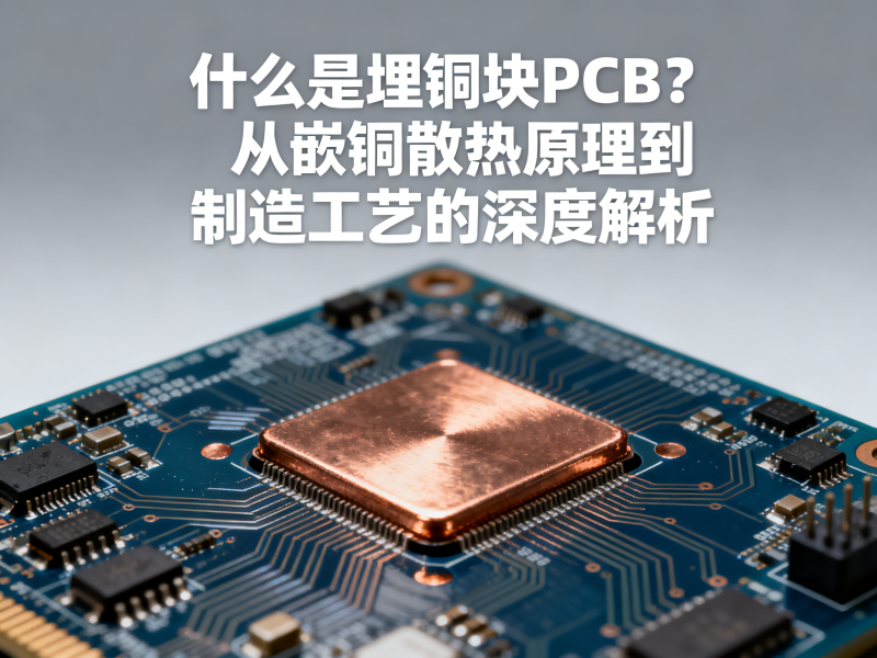 什么是埋铜块PCB？从嵌铜散热原理到制造工艺的深度解析