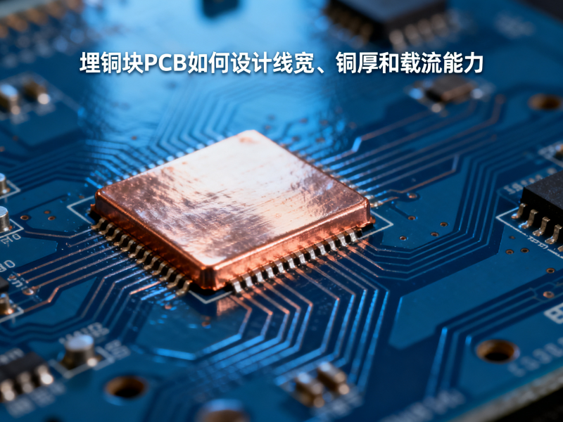 埋铜块PCB如何设计线宽、铜厚和载流能力？
