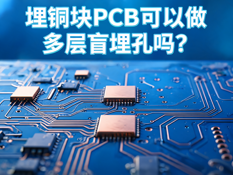 埋铜块PCB可以做多层、盲埋孔或特殊结构吗？