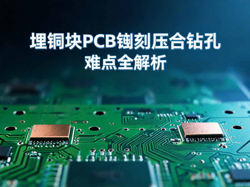 埋铜块PCB蚀刻、压合和钻孔难点有哪些？