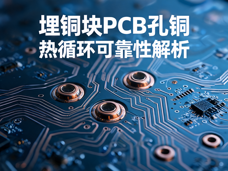 埋铜块PCB如何保证孔铜和热循环可靠性？