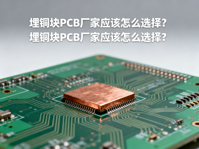 埋铜块PCB厂家应该怎么选择？