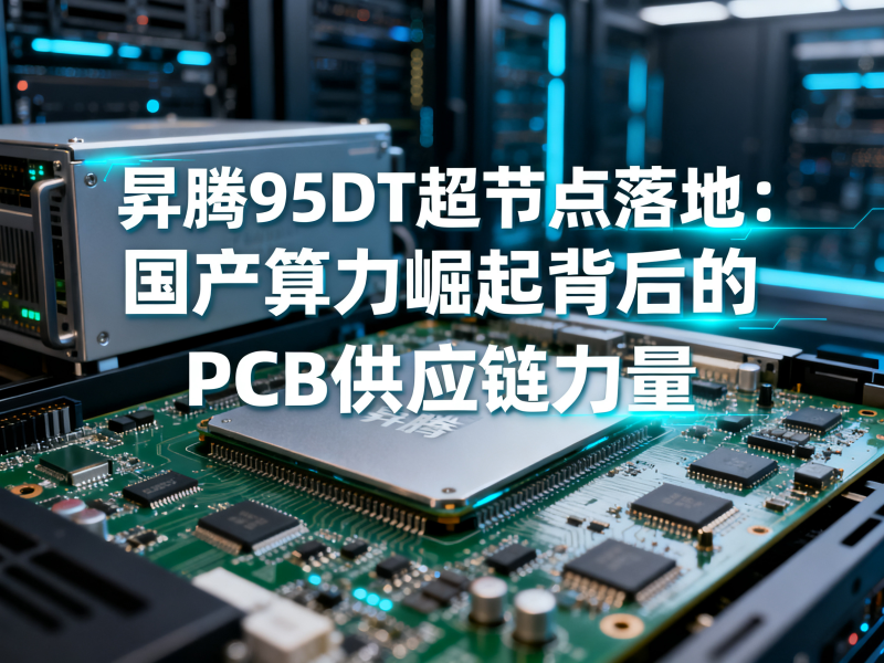 昇腾950DT超节点落地：国产算力崛起背后的PCB供应链力量
