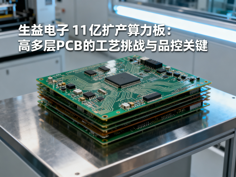 生益电子11亿扩产算力板：高多层PCB的工艺挑战与品控关键