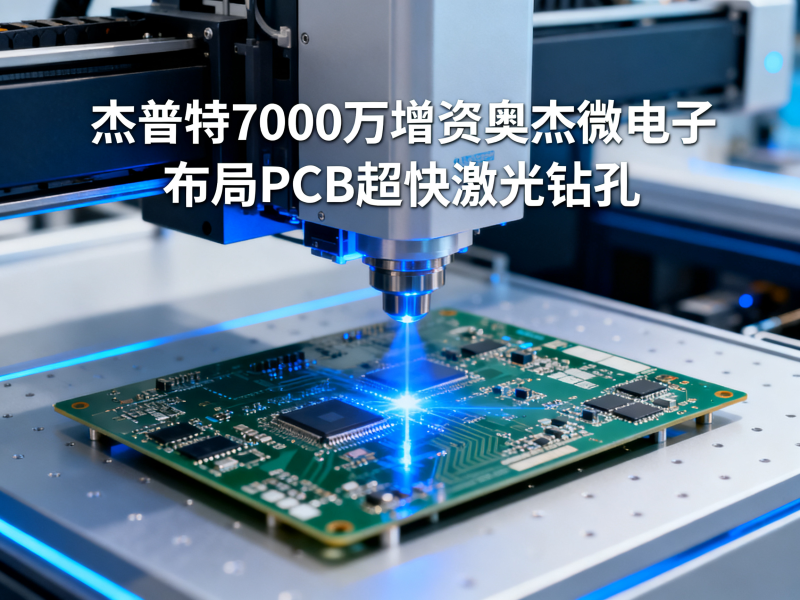 杰普特7000万增资奥杰微电子，布局PCB超快激光钻孔