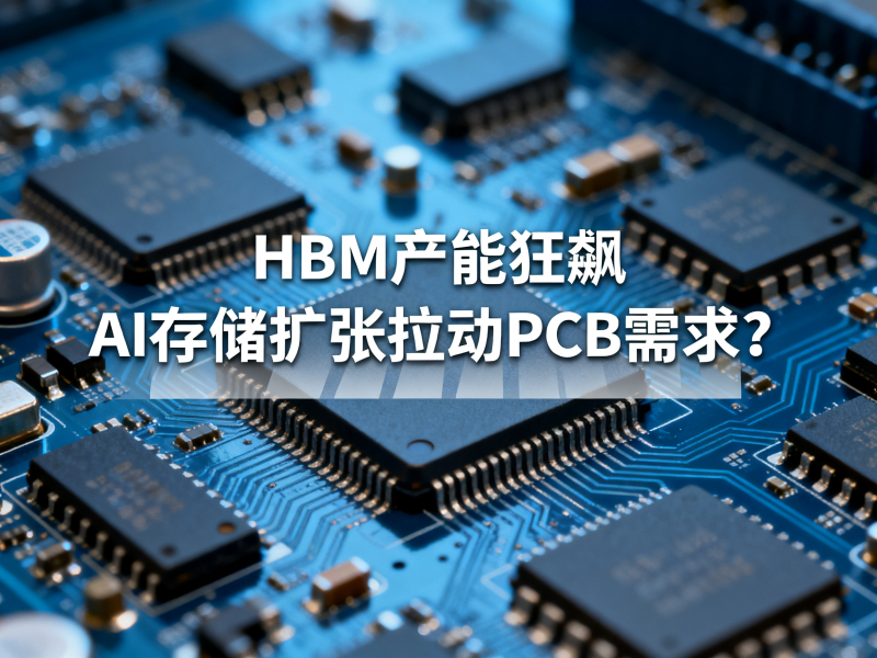 HBM产能狂飙：AI存储扩张如何拉动PCB需求？