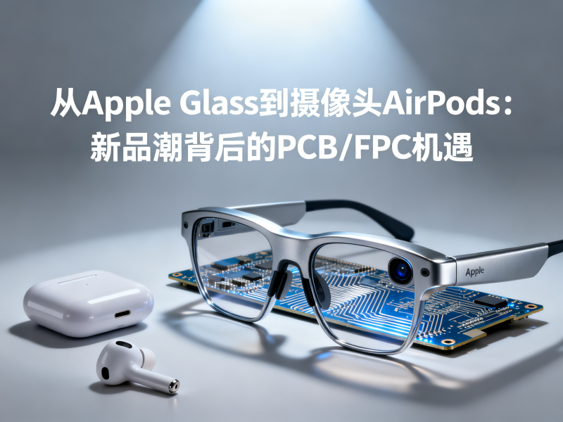 从Apple Glass到摄像头AirPods：新品潮背后的PCB/FPC机遇