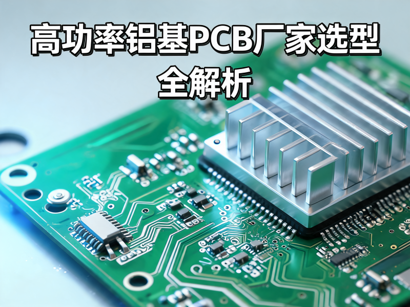 高功率铝基 PCB 厂家选型全解析