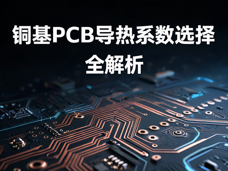 铜基 PCB 导热系数选择全解析