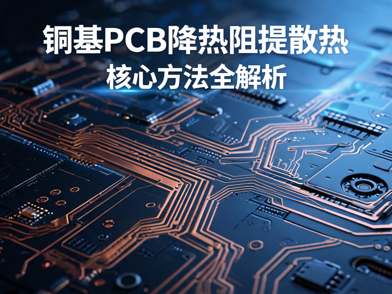 铜基 PCB 降热阻提散热核心方法全解析