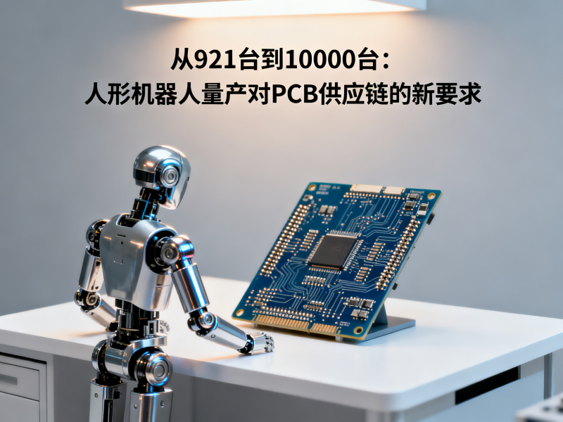 从921台到10000台：人形机器人量产对PCB供应链提出了什么新要求？