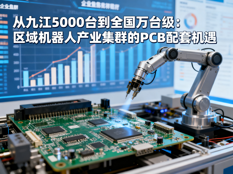 从九江5000台到全国万台级：区域机器人产业集群的PCB配套机遇