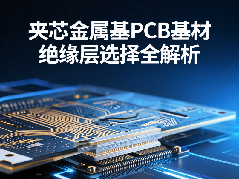 夹芯金属基 PCB 基材绝缘层选择全解析