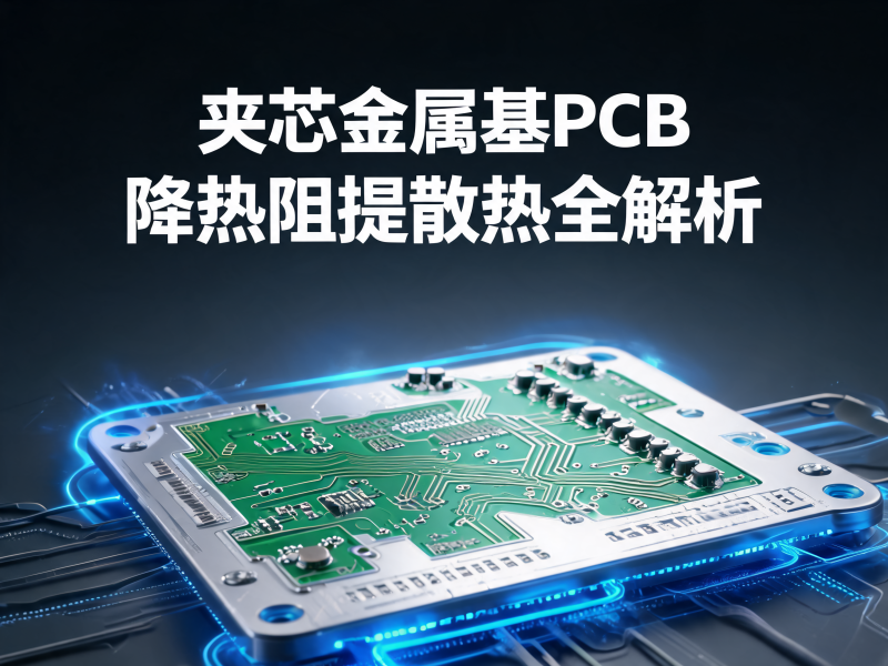 夹芯金属基 PCB 降热阻提散热全解析