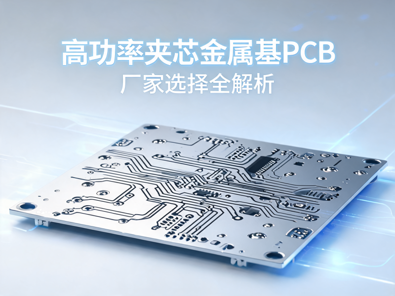 高功率夹芯金属基 PCB 厂家选择全解析