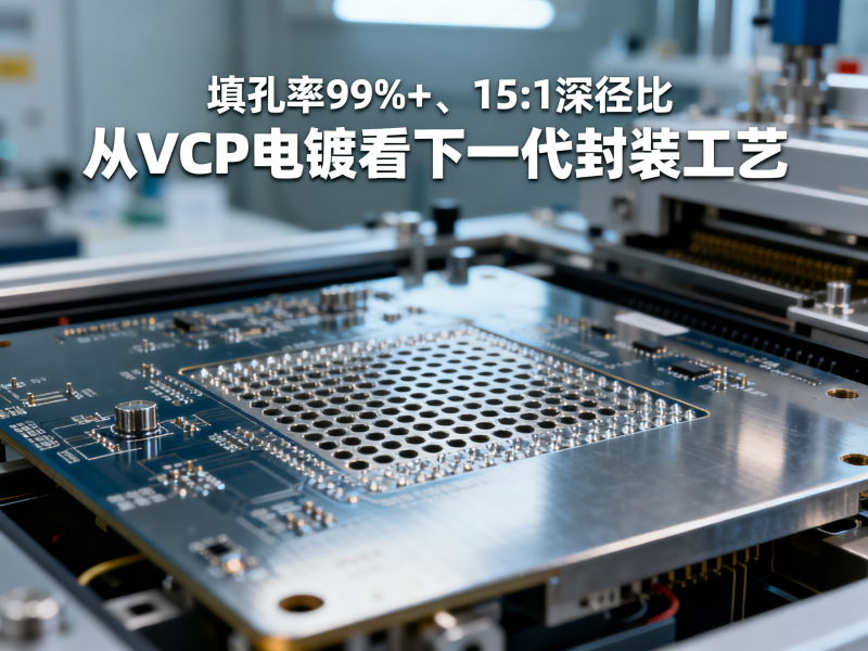 填孔率99%+、15:1深径比——从VCP电镀看下一代封装工艺
