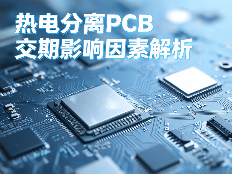 热电分离 PCB 交期影响因素解析