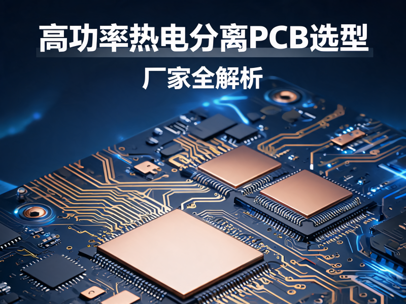 高功率热电分离 PCB 选型厂家全解析