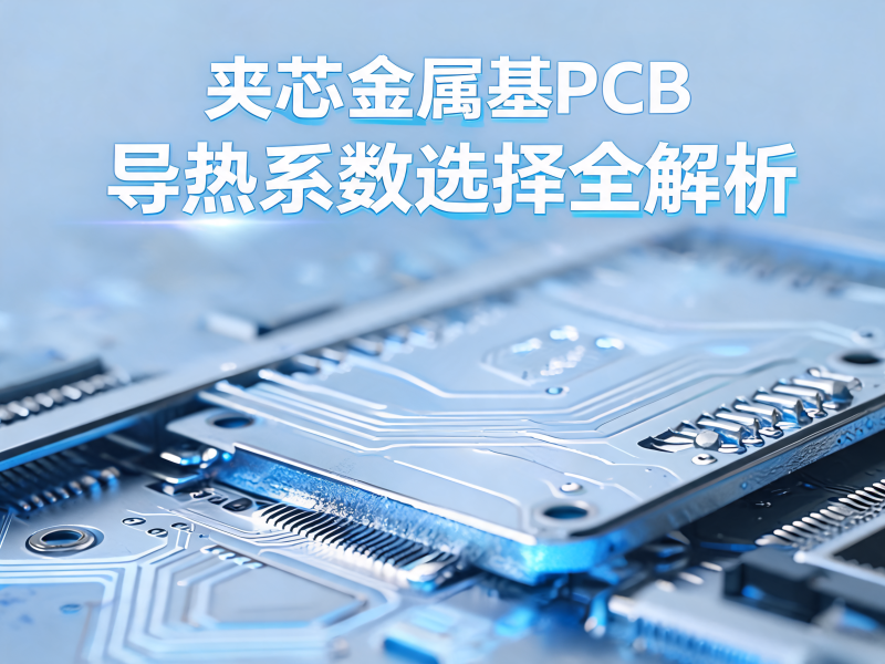 夹芯金属基 PCB 导热系数选择全解析