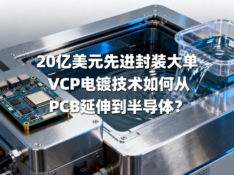20亿美元先进封装大单：VCP电镀技术如何从PCB延伸到半导体？